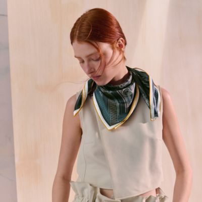 レディス, スカーフ、ショール＆マフラー, スカーフ＆シルク